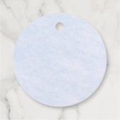 Etwas Blau, bevor ich Brautparty mache Geschenkanhänger (Rückseite)