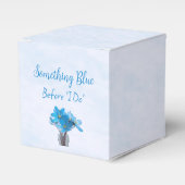Etwas Blau, bevor ich Brautparty mache Geschenkschachtel (Vorderseite)