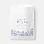 Etwas Blau, bevor ich Brautparty mache Geschenktütchen (Vorderseite)