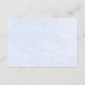 Etwas Blau, bevor ich Brautparty mache Hinweiskarte (Rückseite)