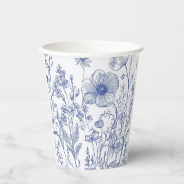 Etwas Blau, bevor ich Brautparty mache Pappbecher