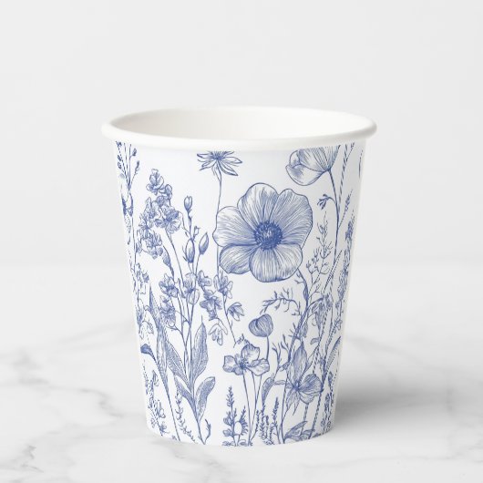 Etwas Blau, bevor ich Brautparty mache Pappbecher (Vorderseite)