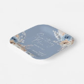 Etwas Blau, bevor ich Brautparty mache Pappteller (Gewinkelt)