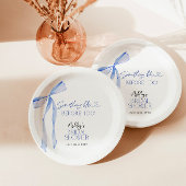 Etwas Blau, bevor ich Brautparty mache Pappteller