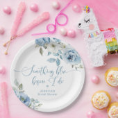 Etwas Blau bevor ich Brautparty mache Pappteller (Party)