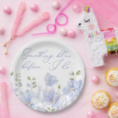 Etwas Blau, bevor ich Brautparty mache Pappteller (Party)