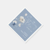 Etwas Blau, bevor ich Brautparty mache Serviette (Ecke)