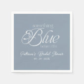 Etwas Blau, bevor ich Brautparty mache Serviette (Vorderseite)