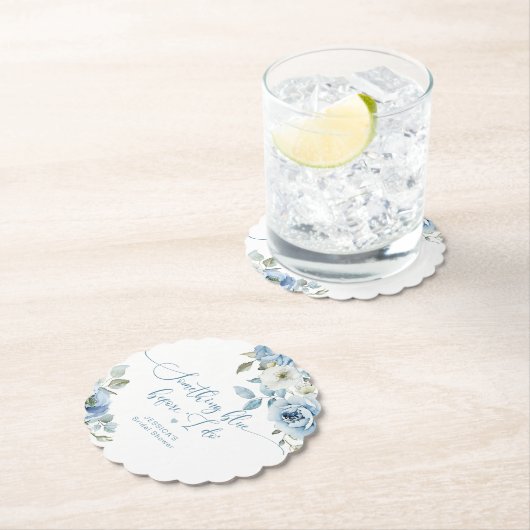 Etwas Blau bevor ich Brautparty mache Untersetzer (Vor Ort)