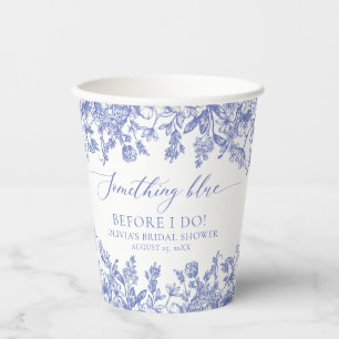Etwas Blau, bevor ich Brautparty Paper Tasse mache Pappbecher