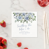 Etwas Blau bevor ich Brautparty Servietten mache (Beispiel)