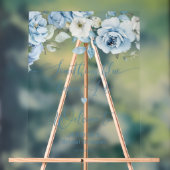 Etwas Blau, bevor ich Brautparty tun Willkommen Acrylschild (Neutral)