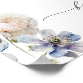 Etwas Blau, bevor ich Brautparty tun Willkommen Poster (Ecke)