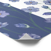 Etwas Blau, bevor ich Brautparty unterzeichnen Poster (Ecke)