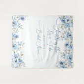 Etwas Blau, bevor ich Brautparty-Wandteppiche mach Wandteppich (Vorderseite (Horizontal))