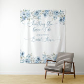Etwas Blau, bevor ich Brautparty-Wandteppiche mach Wandteppich (Beispiel)
