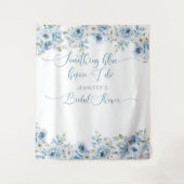 Etwas Blau, bevor ich Brautparty-Wandteppiche mach Wandteppich (Vorderseite)