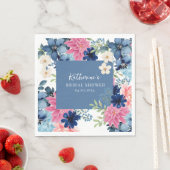 Etwas Blau bevor ich Brautparty Willkommen Serviette (Beispiel)