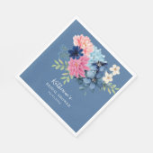 Etwas Blau bevor ich Brautparty Willkommen Serviette (Ecke)