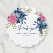 Etwas Blau, bevor ich Brautparty zu Gunsten Geschenkanhänger (Rückseite)