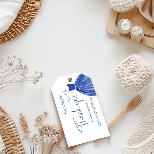 Etwas Blau, bevor ich Brautparty zu kleiden Geschenkanhänger