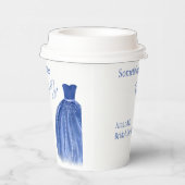 Etwas Blau, bevor ich Brautparty zu kleiden Pappbecher (Rechts)