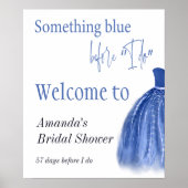 Etwas Blau, bevor ich Brautparty zu kleiden Poster (Vorne)