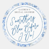 Etwas Blau bevor ich Bridal Aufkleber mache (Vorderseite)