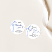 Etwas Blau bevor ich Bridal Dessert Stickers mache