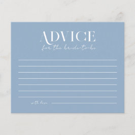 Etwas Blau, bevor ich Bridge Advice Card mache