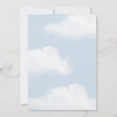Etwas Blau, bevor ich Cloud-Brautparty machen Einladung (Rückseite)