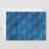 Etwas Blau, bevor ich Dusche tun Danke Karte (Rückseite)