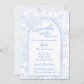 Etwas Blau, bevor ich einladen Ankündigung (Vorderseite)