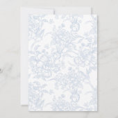 Etwas Blau, bevor ich einladen Ankündigung (Rückseite)