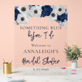 Etwas Blau, bevor ich florales Brautparty mache Acrylschild (Hochzeit)