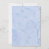 Etwas Blau, bevor ich florales Brautparty mache Einladung (Rückseite)