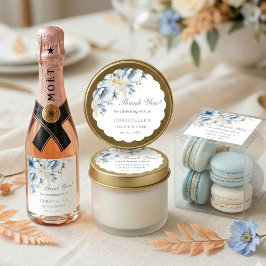 Etwas Blau bevor ich florales Brautparty mache Geschenkanhänger