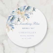 Etwas Blau bevor ich florales Brautparty mache