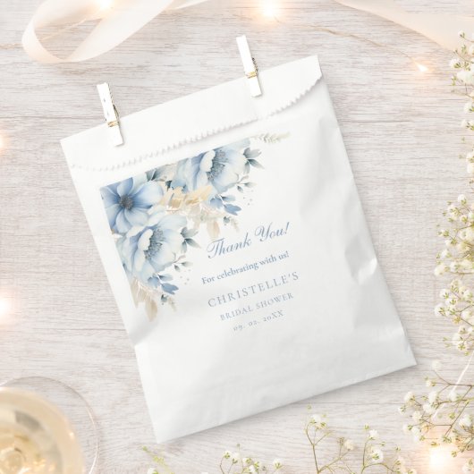 Etwas Blau bevor ich florales Brautparty mache Geschenktütchen (Ausgeschnitten)