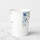 Etwas Blau bevor ich florales Brautparty mache Pappbecher (Links)