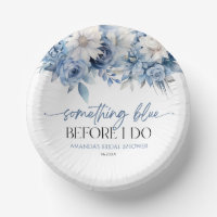 Etwas Blau, bevor ich florales Brautparty mache