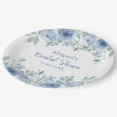 ETWAS BLAU, BEVOR ICH FLORALES BRAUTPARTY TUN PAPPTELLER (Schrägansicht)