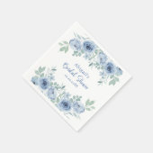 ETWAS BLAU, BEVOR ICH FLORALES BRAUTPARTY TUN SERVIETTE (Ecke)