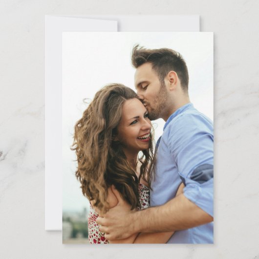 Etwas Blau, bevor ich Foto Danke Karte (Rückseite)