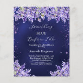 Etwas Blau bevor ich laveniere Brautparty (Vorderseite)