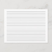 ETWAS BLAU, BEVOR ICH REIFEN ANTRAG BEGLEITKARTE (Rückseite)