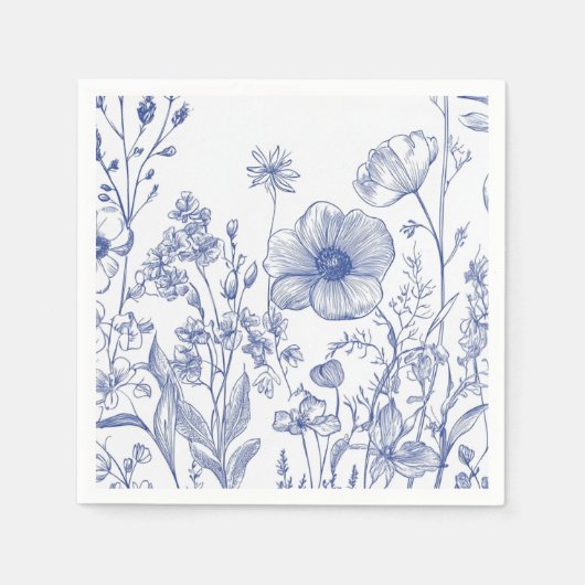 Etwas Blau, bevor ich Serviette (Vorderseite)