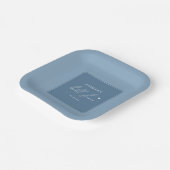 Etwas Blau bevor ich stilvolles Brautparty mache Pappteller (Gewinkelt)