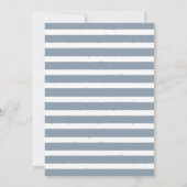 Etwas Blau bevor ich tue | Blaues Brautparty Einladung (Rückseite)