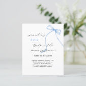 Etwas Blau, bevor ich weißes Brautparty beuge (Stehend Vorderseite)